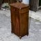 Single Bedside Table in Walnut with Turned Feet, Italy, 1800s 3