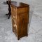 Single Bedside Table in Walnut with Turned Feet, Italy, 1800s 7
