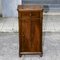 Single Bedside Table in Walnut with Turned Feet, Italy, 1800s 1