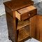 Single Bedside Table in Walnut with Turned Feet, Italy, 1800s, Image 8