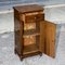 Single Bedside Table in Walnut with Turned Feet, Italy, 1800s 5