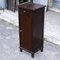 Single High and Narrow Fir Wooden Bedside Table, 1900s 3