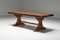 Brutalist Rustic Dining Table, France, Early 20th Century 2