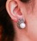 Ohrringe aus 18 Karat Roségold & Silber mit Perlen und Diamanten, 1960er 5