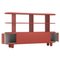 Modern Red and White Wooden Sideboard by Jaime Hayon 1