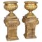 Vintage Hollywood Regency Classical Garden Urns, 1980s, Set of 2 1