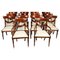 Vintage Regency Revival Swag Back Dining Chairs, 1980s, Set of 14, Image 1