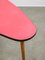 Mid-Century Italian Oval Red Children's Table, Image 7