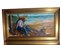 Marine Landscapes with Fishermen, 1920s, Oil on Canvas Paintings, Framed, Set of 2, Image 5