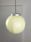 Italian Art Deco Yellow Sphere Pendant Lamp 5