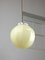 Italian Art Deco Yellow Sphere Pendant Lamp 4