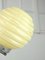 Italian Art Deco Yellow Sphere Hanging Light 8