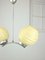 Italian Art Deco Yellow Sphere Hanging Light, Image 4