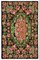 Tapis Kilim Noir Vintage, Moldavie 1