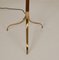 Lampadaire Mid-Century en Laiton de style Oscar Torlasco pour Metalarte, 1950s 9