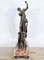 Art Deco Figure with Dogs, Early 1900s, Sculpture in Regula & Marble 24