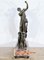 Figurine Art Déco avec Chiens, Début des Années 1900, Sculpture en Regula & Marbre 24