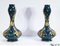 Late 19th Century Gien Ceramic Vases, Set of 2 15