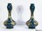 Late 19th Century Gien Ceramic Vases, Set of 2, Image 13
