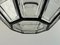 Glass Ceiling Lamp from Limburg, 1970s 5