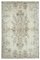 Vintage Oriental Hand Knotted Beige Low Pile Rug, 1960s, Image 1
