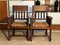 Turned Oak and Rope Dining Chairs and Armchairs, 1940s, Set of 7, Image 4