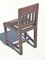 Turned Oak and Rope Dining Chairs and Armchairs, 1940s, Set of 7, Image 17