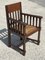 Turned Oak and Rope Dining Chairs and Armchairs, 1940s, Set of 7, Image 8