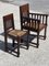 Turned Oak and Rope Dining Chairs and Armchairs, 1940s, Set of 7, Image 10