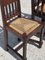 Turned Oak and Rope Dining Chairs and Armchairs, 1940s, Set of 7 11