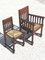 Turned Oak and Rope Dining Chairs and Armchairs, 1940s, Set of 7, Image 2