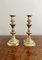 Antike viktorianische Kerzenständer aus Messing, 1880, 2er Set 1