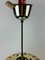 Space Age Glass Hanging Lamp from Peill & Putzler, 1970s, Image 10
