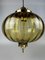 Space Age Glass Hanging Lamp from Peill & Putzler, 1970s, Image 3