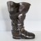 Large Vintage Boot-Shaped Umbrella Holder in Ceramic, 1960s 1