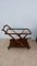 Mid-Century Walnut Bar Cart by Cesare Lacca for Cassina, 1950s, Image 7
