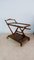 Mid-Century Walnut Bar Cart by Cesare Lacca for Cassina, 1950s 13