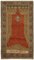 Anatolischer Vintage Teppich in Rot, 1940er 1
