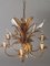 Calla-Lily Chandelier in Gold, 1970s 2