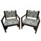 Fauteuils Art Déco en Acajou, Set de 2 1