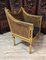 Louis XVI Office Armchair in Gilded Wood, Image 4