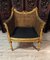 Louis XVI Office Armchair in Gilded Wood, Image 1