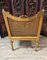 Louis XVI Office Armchair in Gilded Wood, Image 3