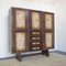 Schrank aus Buchenholz mit Drei abschließbaren Türen und Vier Schubladen, Paolo Buffa zugeschrieben, 1950er 2