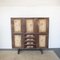 Cabinet in Beech Wood with Three Lockable Doors and Four Drawers attributed to Paolo Buffa, 1950s 3