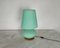 Lámpara de mesa vintage de cristal de Murano y madera, años 80, Imagen 2