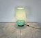 Lámpara de mesa vintage de cristal de Murano y madera, años 80, Imagen 7