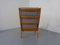 Mid-Century Danish Teak Senator Lounge Chair & Ottoman by Ole Wanscher for Poul Jeppesen, 1960s, Set of 2, Image 9