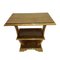 Tavolo supplementare Art Deco in legno con tre ripiani, Immagine 2