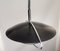 Large Mid-Century Scandinavian Modern Black Metal Pull Down Hanging Lamp, 1970s 15